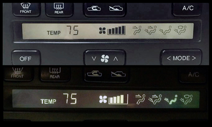 Climate Control  LCD Screens