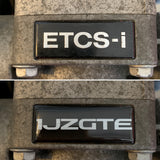 Z30 Concepts Urethane "1JZGTE, 1JZ, 1JZ-GTE" Throttle Body Badge for 1JZ