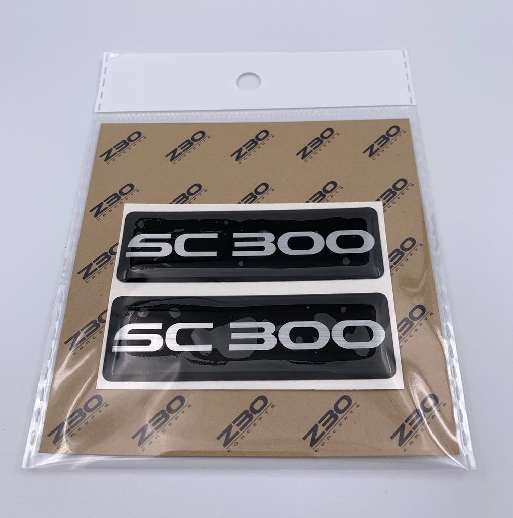 Sc30 Sticker Z30 Concepts Fender / Dash Badges for SC300 / SC400 / Soarer