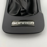 Corn Carbon OEM-Style Black Replica Manual Shifter Bezels for Soarer