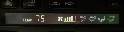 Tanin Auto Climate Control LCD Screen for SC300 / SC400 (Black)