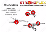 Complete Polyurethane Bushing Kit for SC300/SC400/Soarer (Sport)