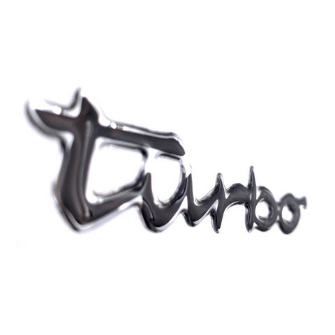 Z30 Concepts Urethane Supra Style Emblem For Lexus IS300 – Black/Chrome, Adhesive Mount